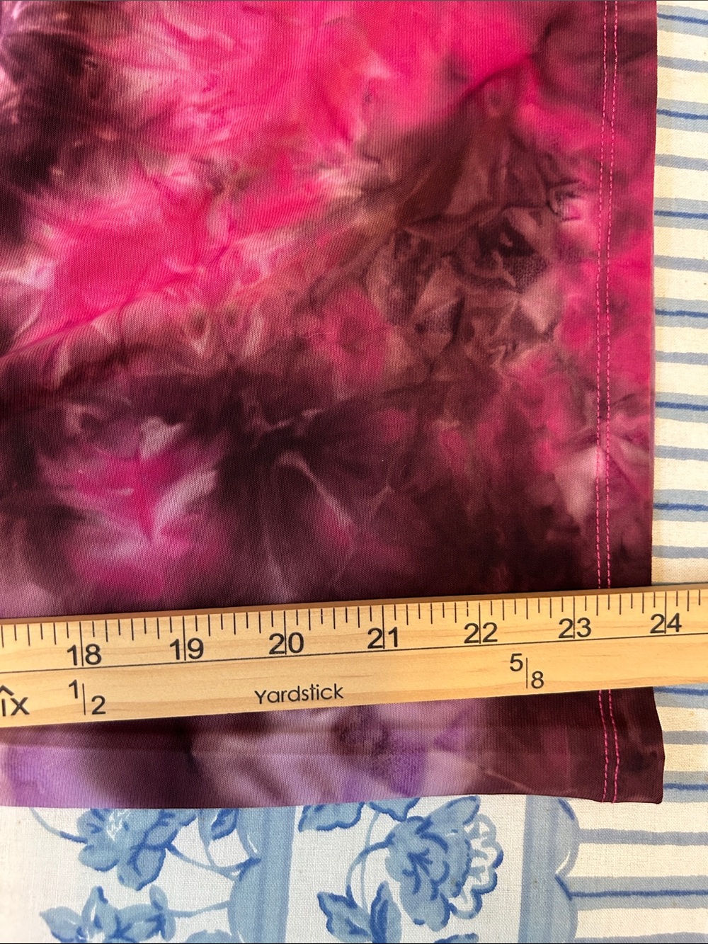 D&Co Pink Tie Dye Sleeveless Jumpsuit New 3X Cropped Wide Leg - Picture 9 of 11